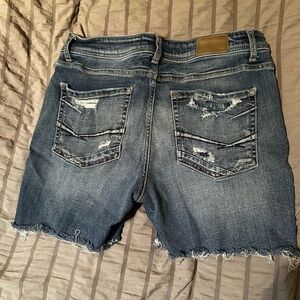 BKE Denim cut off shorts